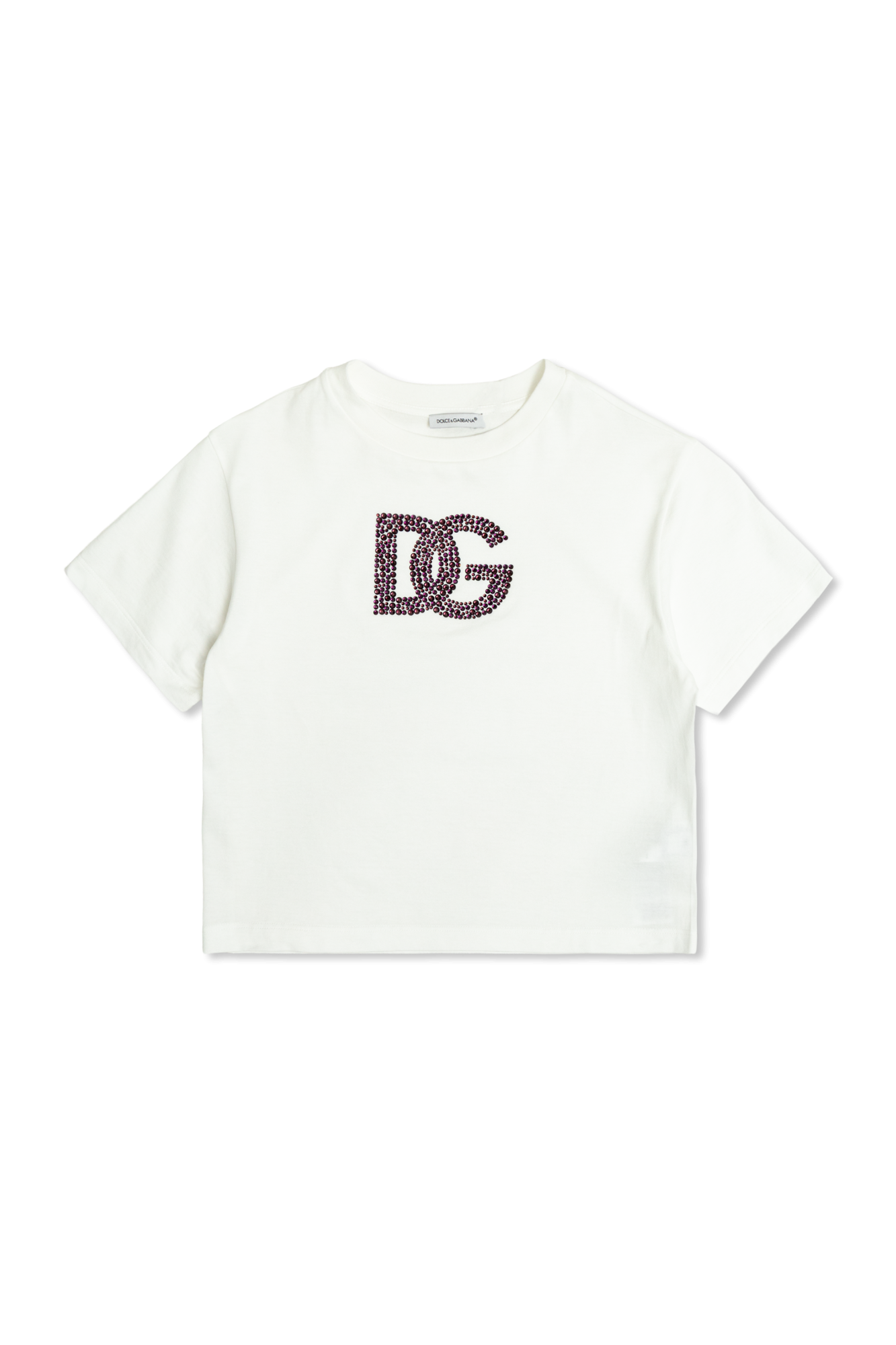 White T-shirt with logo Dolce & Gabbana Kids - Vitkac Canada